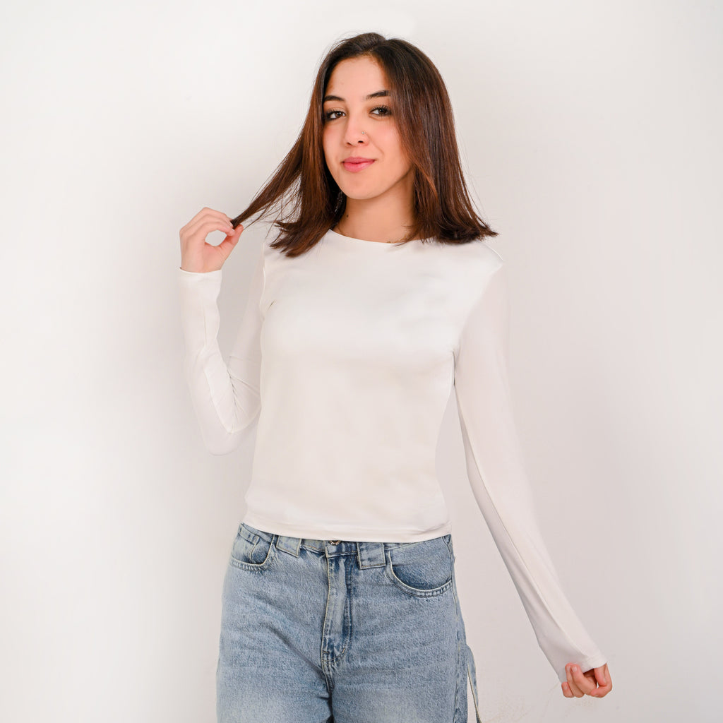 Round Neck Long Sleeve