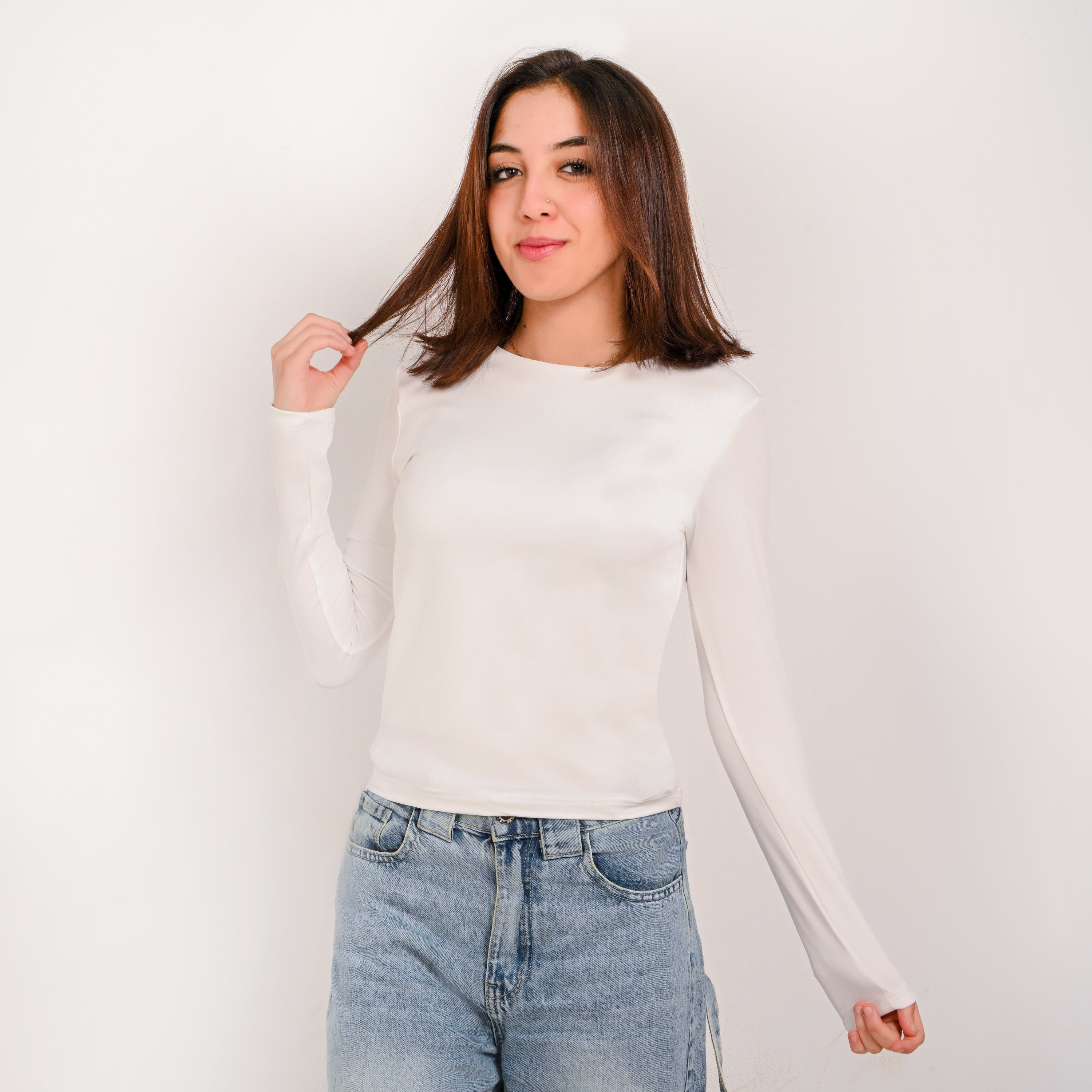 Round Neck Long Sleeve