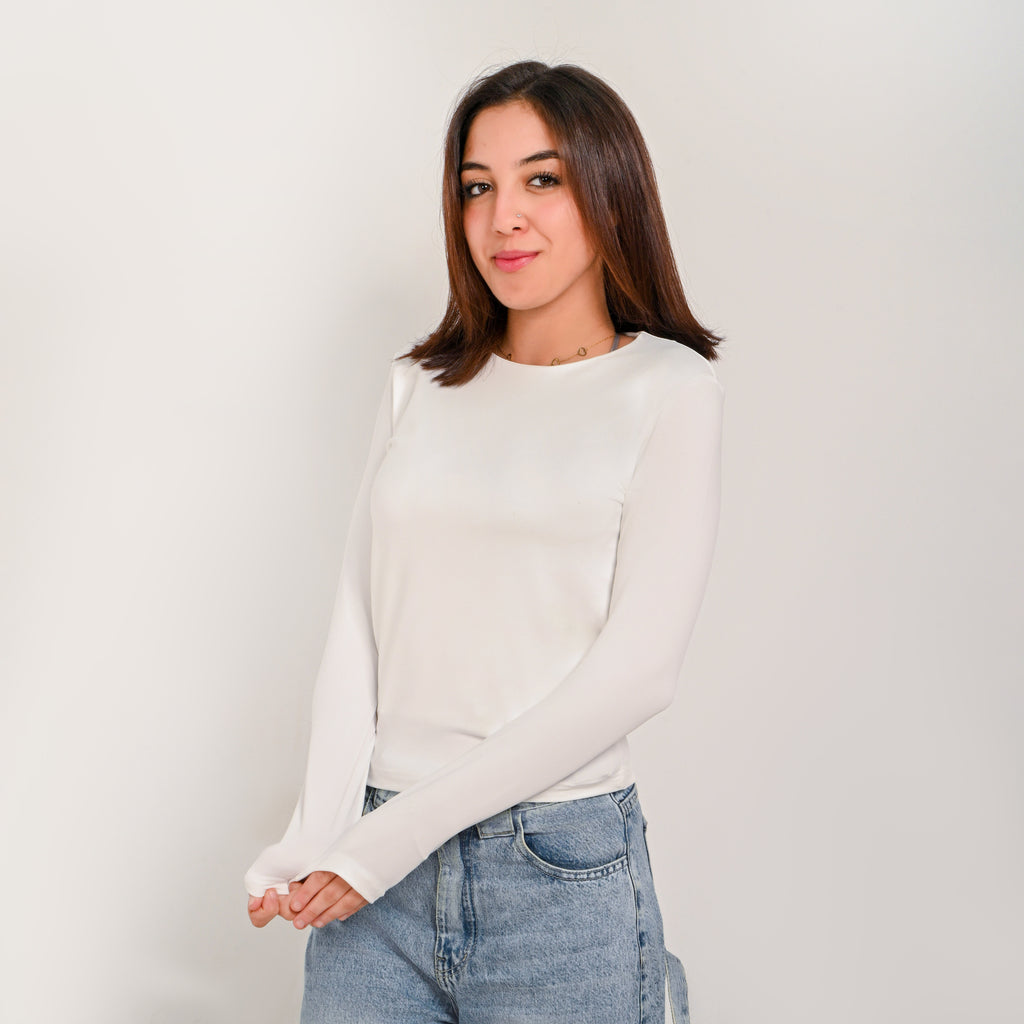 Round Neck Long Sleeve