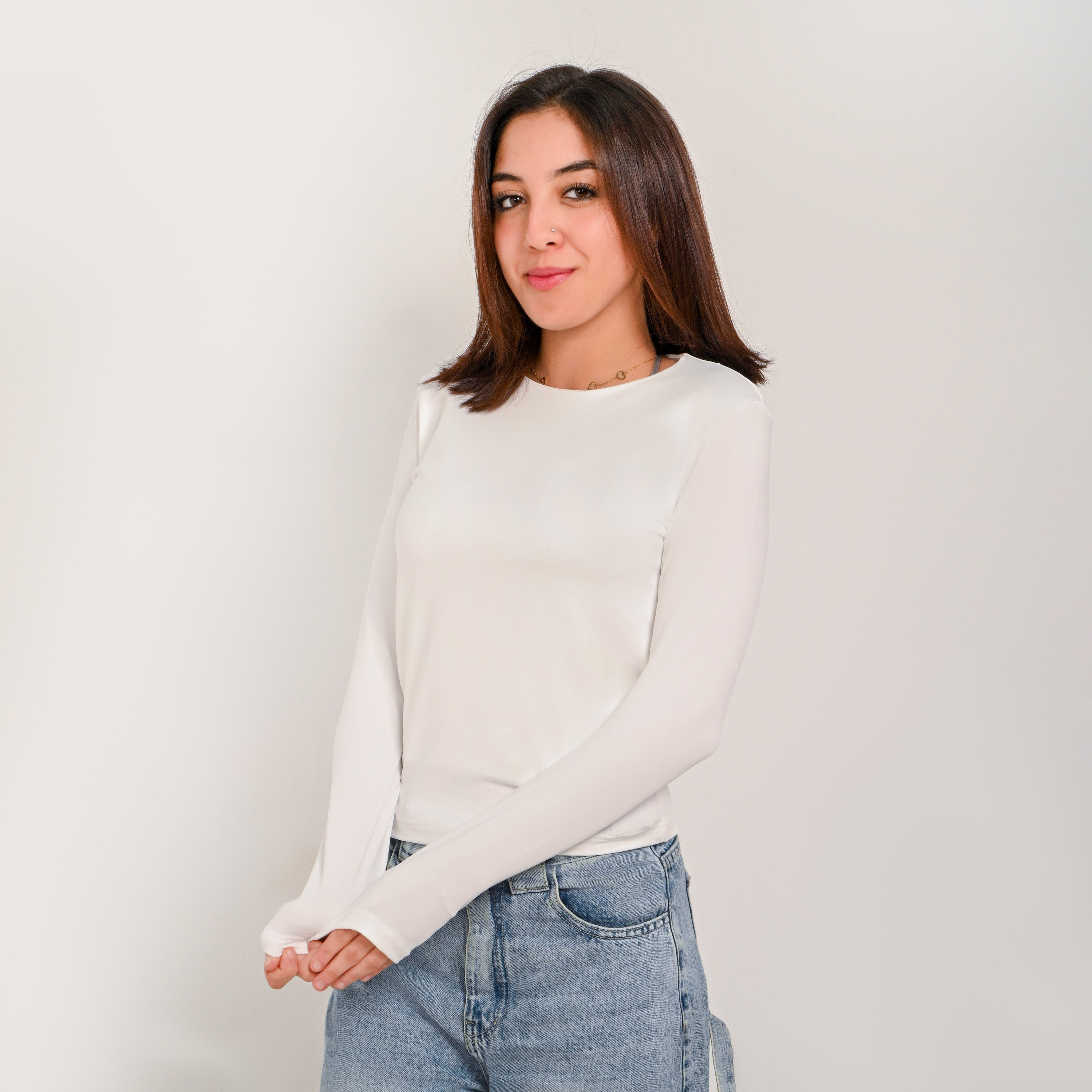 Round Neck Long Sleeve