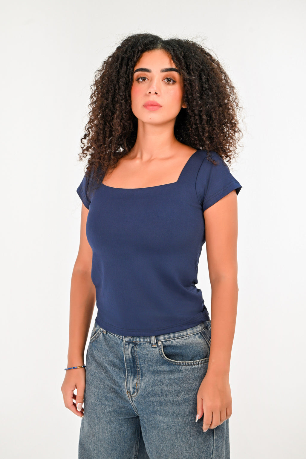 Square Neck Short Sleeve